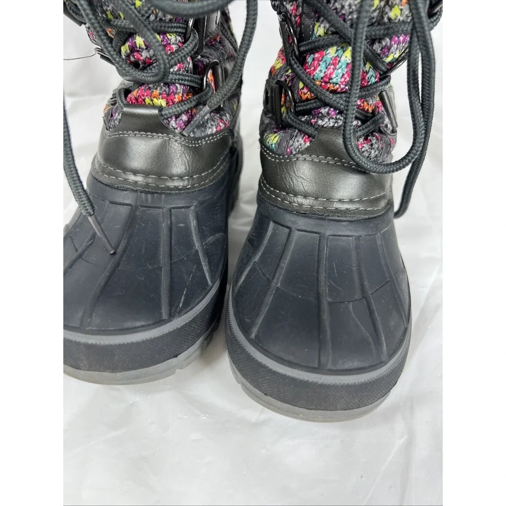 Dream Pairs Girls Size 11  Snow Boots Waterproof‎ Warm Cozy Anti-slip